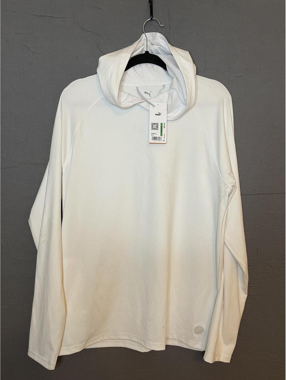 PUMA Men  UPF 50+ Sun Protection Pullover Hoodie White Size XL
